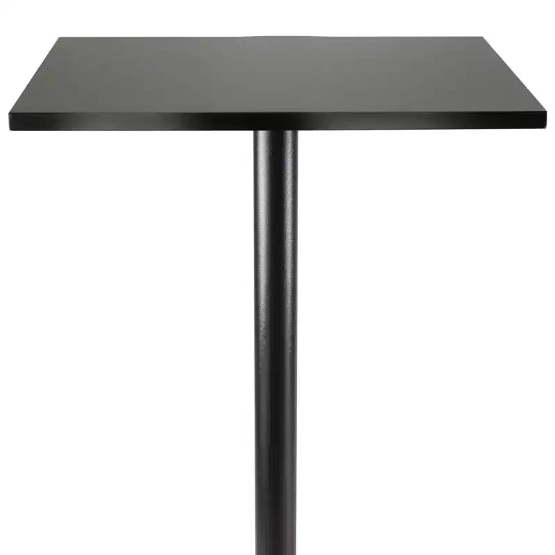 Table de pub hauteur comptoir Obsidian bois/noir - Winsome