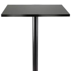 Table de pub hauteur comptoir Obsidian bois/noir - Winsome
