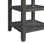 Ensemble de salle à manger 5 pièces Taylor avec base à étagère et chaises rembourrées - Picket House Furnishings