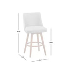 Lifestorey 3pc Derby Counter Height Dining Set Walnut/Gray: Rubberwood, Upholstered Stools, Foam Padding