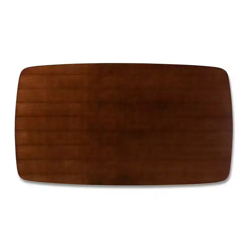 Edna Wood Dining Table Walnut - Baxton Studio