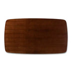 Edna Wood Dining Table Walnut - Baxton Studio