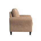 Lifestyle Solutions Chaise Willow en cuir végétalien marron clair