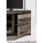 Signature Design by Ashley 60" Derekson TV Stand for TVs up to 65" Black/Gray/Beige