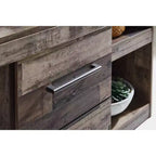 Signature Design by Ashley 60" Derekson TV Stand for TVs up to 65" Black/Gray/Beige