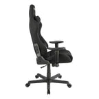 Fabric Ergonomic High Back Racer Style Video Gaming Chair Black - Techni Sport: Office, Swivel, Lumbar Support
