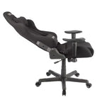 Fabric Ergonomic High Back Racer Style Video Gaming Chair Black - Techni Sport: Office, Swivel, Lumbar Support