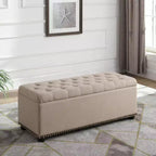 Banc de rangement à 3 places beige-buff - Ore International