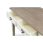 Dauphine Bureau d'écriture traditionnel français avec accent blanc/marron clair - Baxton Studio : Style fermier, étagère de rangement