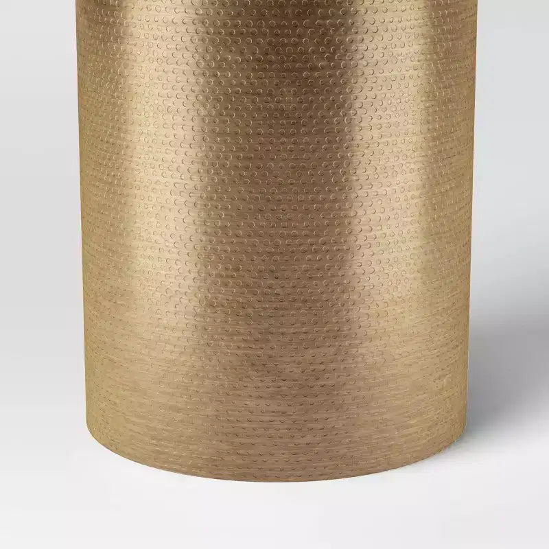 Manila Side Tables - Threshold™: Gold-Tone Metal, Hand-Carved, No Assembly Required