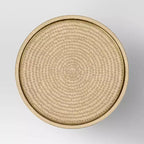Manila Side Tables - Threshold™: Gold-Tone Metal, Hand-Carved, No Assembly Required
