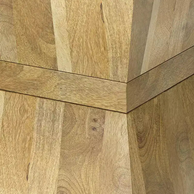 WyndenHall Gladstone Side Table Natural: Modern Mango Wood End Table, Scratch-Resistant, 50lb Capacity