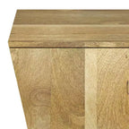 WyndenHall Gladstone Side Table Natural: Modern Mango Wood End Table, Scratch-Resistant, 50lb Capacity