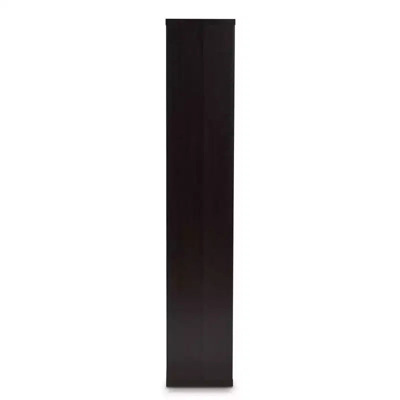 Janne 8 Cube Multipurpose Storage Shelf Dark Brown - Baxton Studio: Mid-Century Modern Cubby Organizer, Particle Board Frame