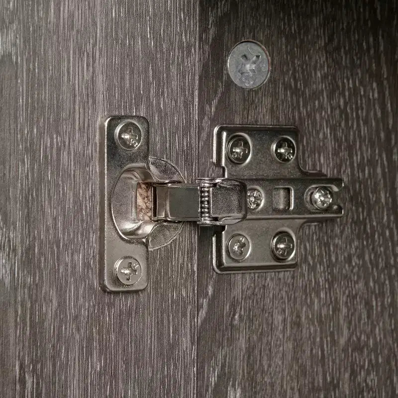 Meuble à chaussures RiverRidge Woodbury pour 12 paires de chaussures, rangement d'entrée avec étagères intérieures ouvertes et réglables, grain de bois vieilli