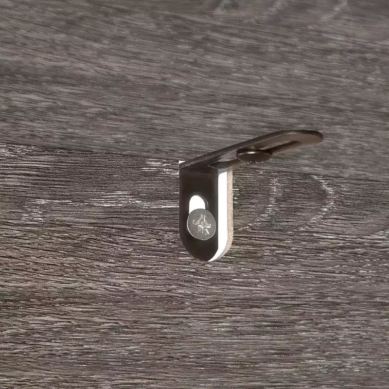 Meuble à chaussures RiverRidge Woodbury pour 12 paires de chaussures, rangement d'entrée avec étagères intérieures ouvertes et réglables, grain de bois vieilli