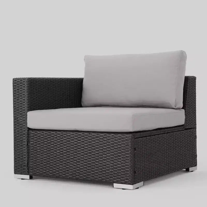 Santa Rosa 6pc Wicker Seating Sectional Set with Cushions - Christopher Knight Home