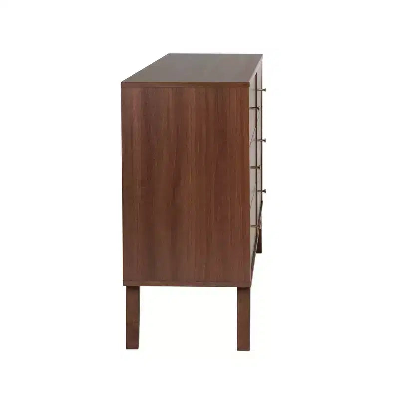 Mid Century Modern 6 Drawer Dresser - Prepac