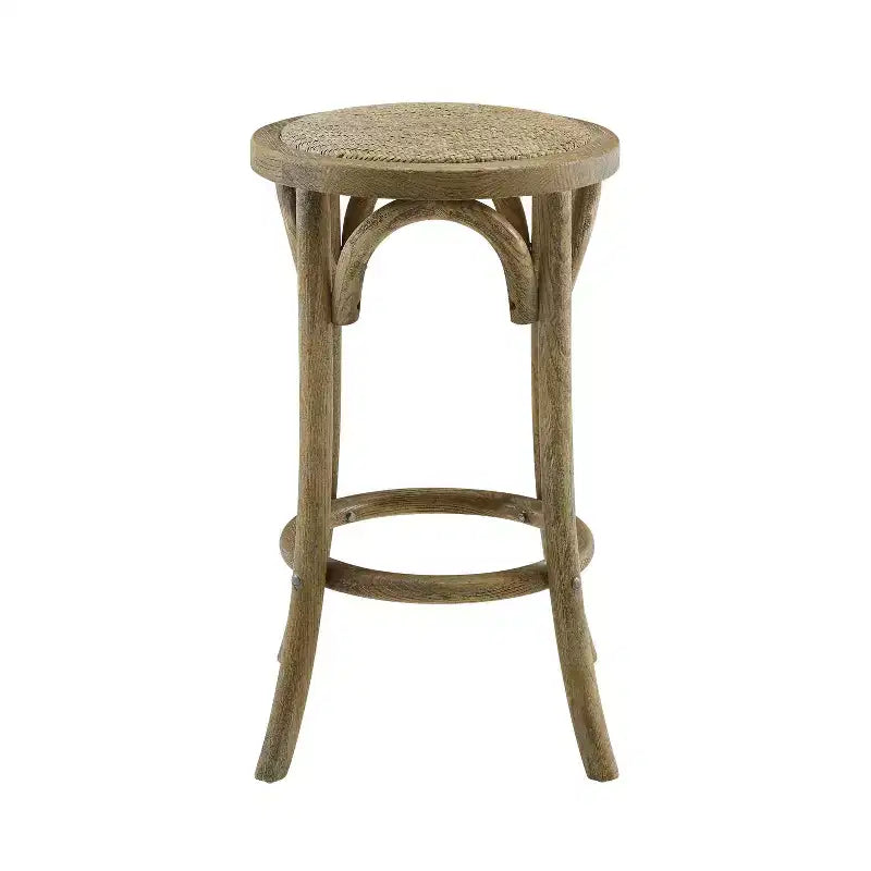 Rae Ratten Seat Backless Counter Height Barstool - Linon