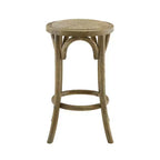 Rae Ratten Seat Backless Counter Height Barstool - Linon