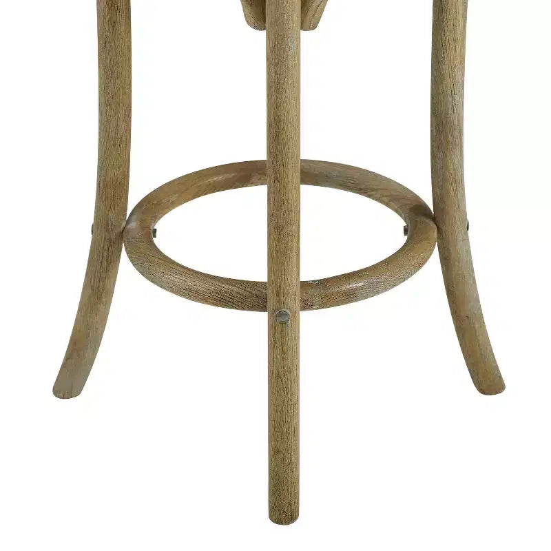 Rae Ratten Seat Backless Counter Height Barstool - Linon