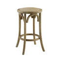 Rae Ratten Seat Backless Counter Height Barstool - Linon