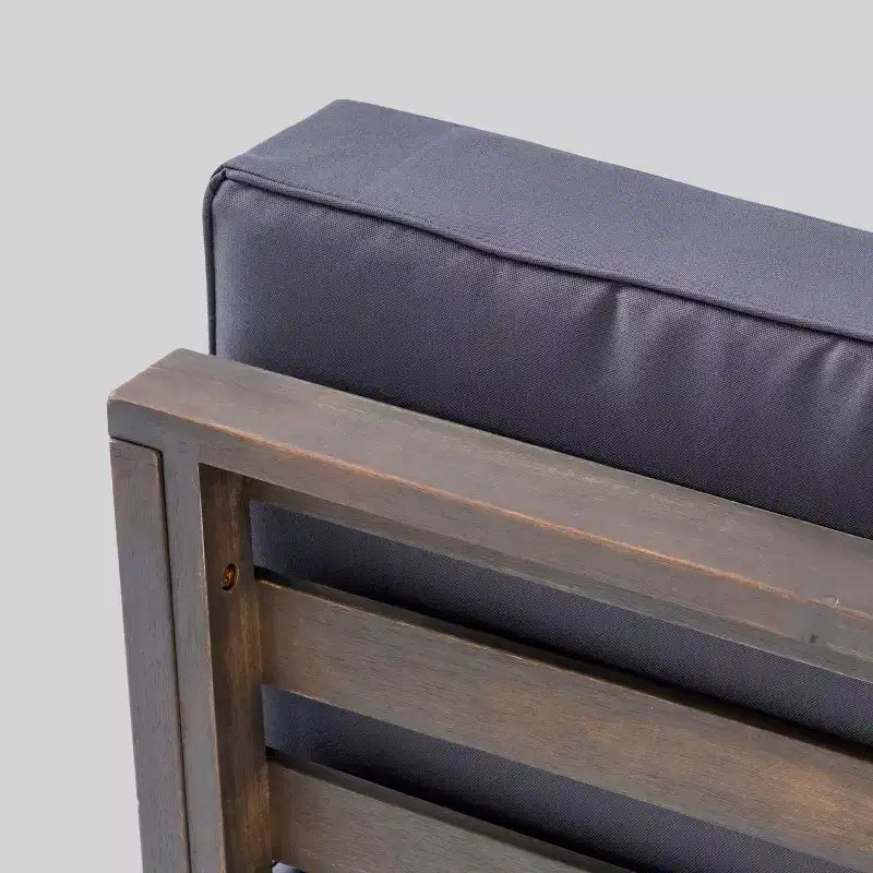 Oana, ensemble de six pièces en bois d'acacia pour terrasse - Christopher Knight Home