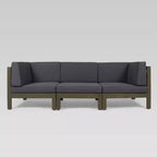 Brava 3pc Acacia Modular Sofa - Christopher Knight Home