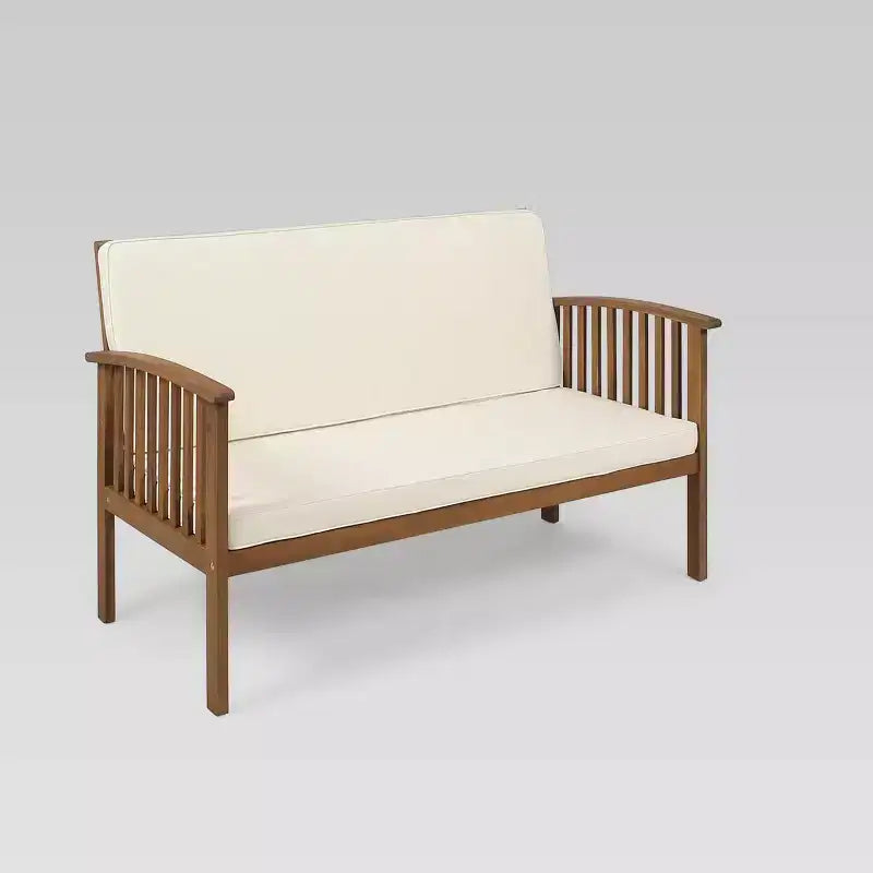 Carolina 2pc Acacia Loveseat and Coffee Table - Christopher Knight Home