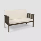 Carolina 2pc Acacia Loveseat and Coffee Table - Christopher Knight Home