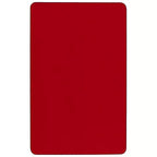 Flash Furniture Table d'activités rectangulaire mobile 30" l. x 48" L. en stratifié thermique - Pieds réglables en hauteur standard