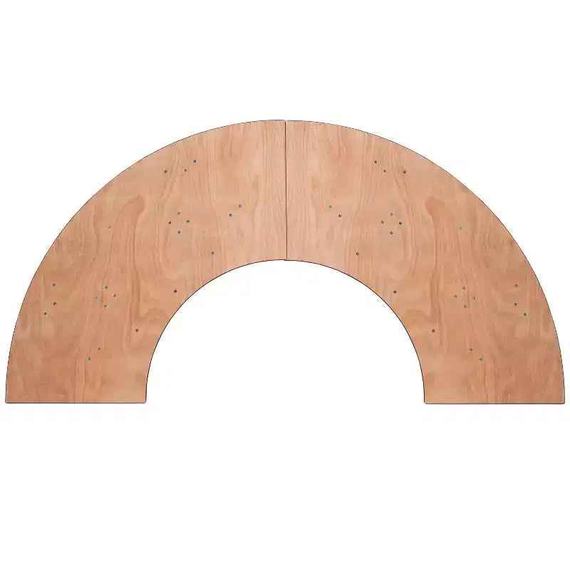 Flash Furniture 5.5 ft. x 2 ft. Serpentine Wood Folding Banquet Table
