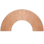 Flash Furniture 5.5 ft. x 2 ft. Serpentine Wood Folding Banquet Table