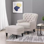 Ensemble Chaise et Ottomane Contemporaines Correia - Christopher Knight Home