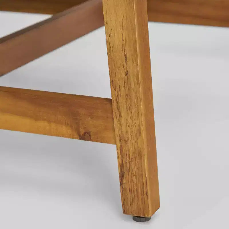 Ensemble de 5 fauteuils de jardin Hampton en bois et osier avec brasero - Christopher Knight Home