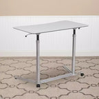 Flash Furniture Sit-Down, Stand-Up Ergonomic Computer Desk - Standing Desk