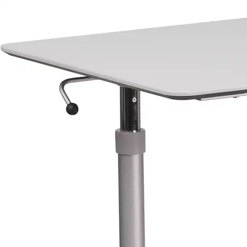 Flash Furniture Sit-Down, Stand-Up Ergonomic Computer Desk - Standing Desk