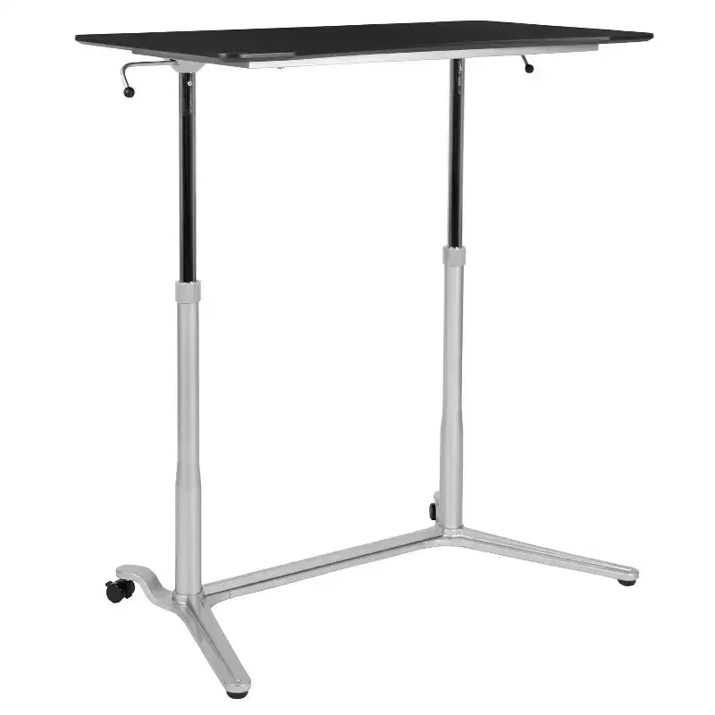 Flash Furniture Sit-Down, Stand-Up Ergonomic Computer Desk - Standing Desk