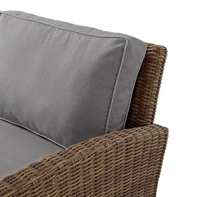 Bradenton 5pc Outdoor Wicker Sofa Set - Crosley
