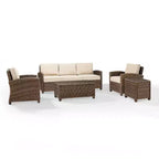 Bradenton 5pc Outdoor Wicker Sofa Set - Crosley