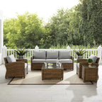 Bradenton 5pc Outdoor Wicker Sofa Set - Crosley