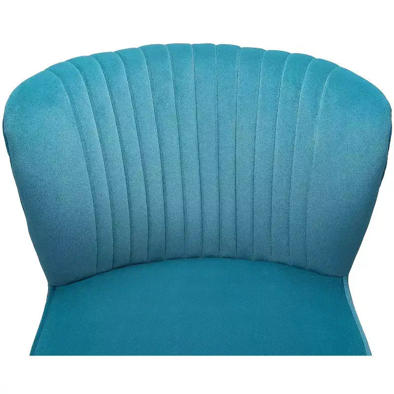 Quentin Velvet Accent Side Chair with Golden Metal Base | Karat Home