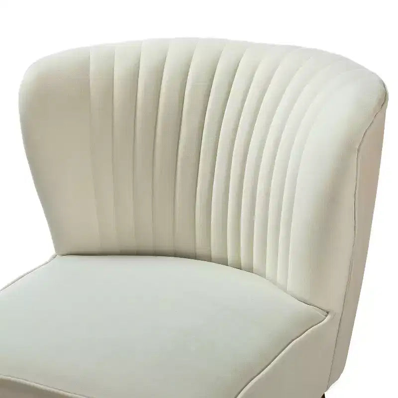 Quentin Velvet Accent Side Chair with Golden Metal Base | Karat Home