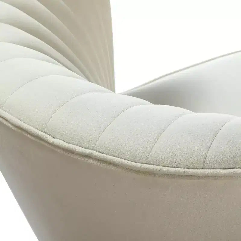 Quentin Velvet Accent Side Chair with Golden Metal Base | Karat Home