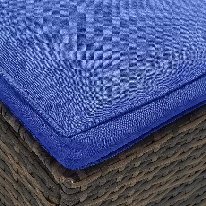 3pc Wicker Patio Sectional Seating Set with Cushions - EDYO LIVING