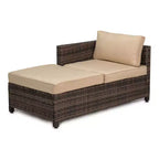 3pc Wicker Patio Sectional Seating Set with Cushions - EDYO LIVING
