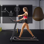 Costway 2.25HP Electric Running Machine Treadmill Bluetooth Speaker APP Control