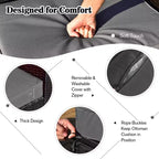 Costway 8PCS Patio Rattan Furniture Set Storage Table Ottoman cover