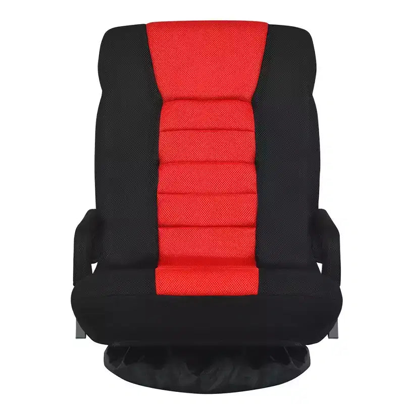 Costway 360-Degree Swivel Gaming Floor Chair with Foldable Adjustable Backrest