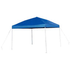 Flash Furniture Tonnelle Pop Up 3 x 3 m avec Sac de Transport et Ensemble Table et Bancs Pliables - Kit Portable pour Hayon, Camping, Événements